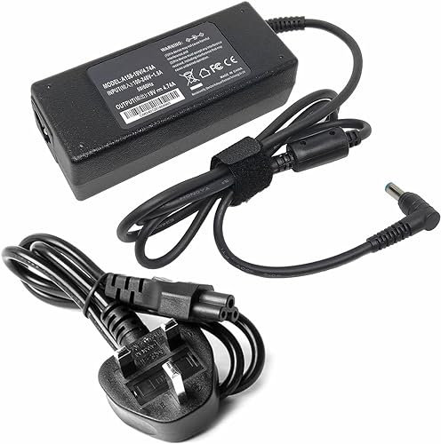 TJ Inspirations UK Replacement for ACER ASPIRE 7004 7720 9410 5672WLMi 19V 4.74A 90W Laptop Charger Power Adapter PSU, Notebook AC Adapter, Compatible Power Supply with Free UK Cable, Budget friendly