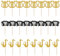 Wisebom 24 Stück Musik Noten Tortendeko, Glitzer Musik Cupcake Topper, Musikinstrument Cupcake Topper Musiknoten Silhouetten Cake Deko für Baby Shower Hochzeit Geburtstag Party Torten Dekorationen