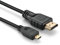 HDMI cable for Sony DSC-HX5, DSC-W300, HDR-GW55, DSC-W330, DSC-W350, DSC-W360, DCR-HC96 Digital Camera/Camcorder - Length = 6.5ft / 2M