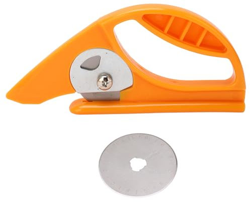 Tissting Taglierina per Tappeti, Coltello Scorrevole in Plastica Senza Fili con Lama, Taglierina per Cartone per Tappeti in Pelle