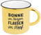 Grafik-Werkstatt vintage| Keramik Becher zum verschenken | sonne im Herzen, Gelb