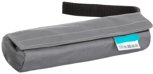 Brandsseller Futterbeutel für Hunde ca. 22 cm, Ø 6 cm Apportierbeutel Futterdummy Futtertasche Hundetraining Grau