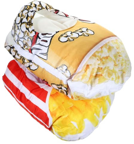 Garneck Popcorn-hut-set Foto-requisite Kostüme Pommes-frites-kappe Gelb/rot Für Partys Shows