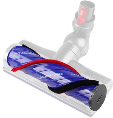 Upgrade Anti-Tangle Bürstenstange und Endkappe, Ersatzteile für Dyson V8 V10 V11 V12 Slim, für Dyson Anti-Tangle Motorbar Staubsaugerbürste, Teil Nr. 972500-01