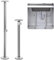 Soporte Fregadero Bajo Encimera, 2PCS Soportes Para Fregadero Bajo Montaje Ajustable Pies De Cocina Hechos De Ensamblajes De Fregadero De Acero Inoxidable Para Fregadero De Cocina Y Baño - 41-70cm