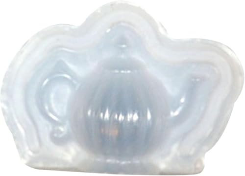 Teapot Mould, 3D Assorted Teapot Mould UV Resin Silicone Molds DIY Tool, Craft Supplies Mold for Resin