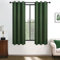 MRTREES Olive Green Blackout Curtains 54 Inch Drop, Thermal Blackout Curtains Eyelet for Bedroom Kitchen, 2 Panels Window Treatment 117x137 CM 46x54 Inch Olive Green