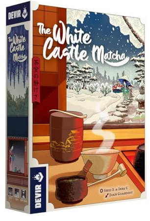 The White Castle Matcha-Erweiterungs-Strategiespiel – Variable Einrichtung, Arbeiterplatzierung, 60 Minuten Spielzeit für 1 bis 4 Spieler, ab 12 Jahren