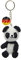 KEYSPACE Schlüsselanhänger Panda Pandito - liebevolle Handarbeit gehäkelter Bärchen Anhänger - süßes Panda Kuscheltier klein - Bär Schlüsselanhänger cute - niedliche Pandabär Geschenke