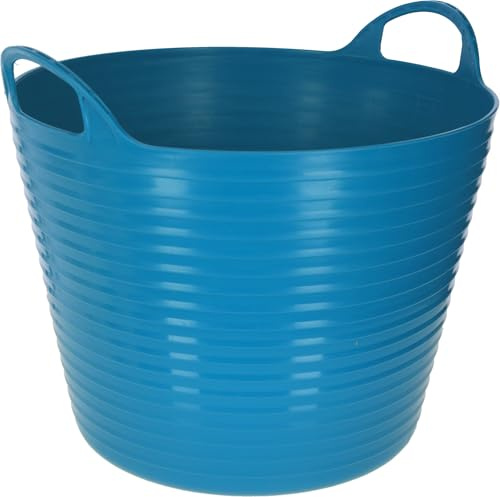 Kerbl FlexBag Trog – 28 Liter, Royal-Blau (Abmessung 33 x 20 x 24 cm, Gewicht 0,45 kg, Material Kunststoff) 3228295
