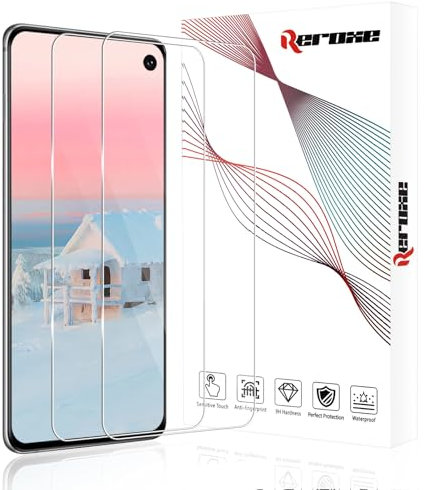 REROXE 2 Stück Schutzfolie für Panzerglas für Samsung Galaxy S10e, HD-Klar Anti-Fingerabdruck 9H Härte Samsung S10e Displayschutzfolie, 2.5D Kante Bruchsicher Hüllenfreundlich Schutzglas für S10e