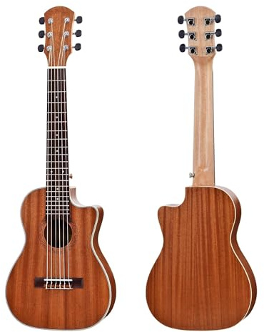 Professional Ukulele 30 Zoll Cutaway Ukulele Mini E-Gitarre Bariton Akustikgitarre 6 Saiten Ukulele Reisegitarre