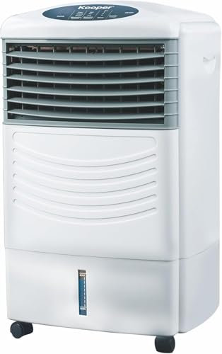 Wintem Raffrescatore d'Aria 3 in 1 con Serbatoio da 11L, Umidificatore e Purificatore, Timer 7,5h e Funzione Swing, Ideale per Ambienti Interni, Facile da Usare e Trasportare, Basso Consumo Energetico