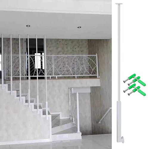 Barandilla de escalera para interiores, moderna barandilla de agarre de balaustre, antideslizante tipo L para mayor seguridad en varios entornos