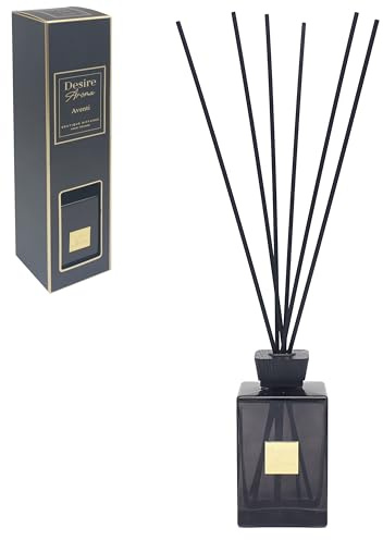 Lesser & Pavey Desire Aroma Aventi Reed Diffuser 500ml | Air freshener, calming ambience, aromatherapy, thoughtful gift, stick diffuser, stress relief mind