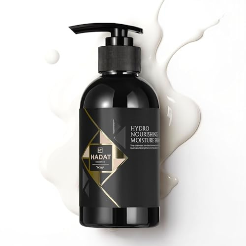 HADAT Hydro Nourishing Feuchtigkeits-Shampoo – Sulfatfrei, Hergestellt in Israel – Für Trockenes, Krauses oder Coloriertes Haar – Glanz & Geschmeidigkeit – Professionelle Haarpflege (250 ml)