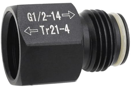 Shurhome Sodas CO2-Gas Adapter TR21-4 G1 / 2-14 Gewindeanschluss, Zylinder Nachfülladapter für Getränkemaschinen, CO2-Systeme, Hochdruck Gasadapter für Limonaden Maschinen