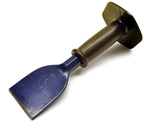 3 / 75mm Solid Brick Bolster Chisel with Guard Stone Masonry Soft Grip TE385