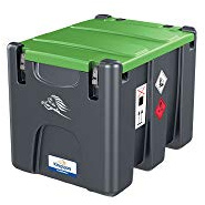 Kingspan Truckmaster Depósito de diésel de 200 litros con bomba de 12 V, depósito de transporte de polietileno de alta densidad (HDPE), verde, manguera de 3,7 metros de longitud