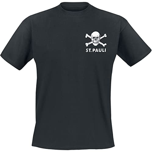 FC St. Pauli Totenkopf II Männer T-Shirt schwarz M