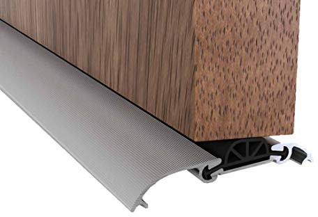 Stormguard Compression Low Profile Threshold Weather Door sill Seal Draught excluder Part-M. Silver (1219mm)