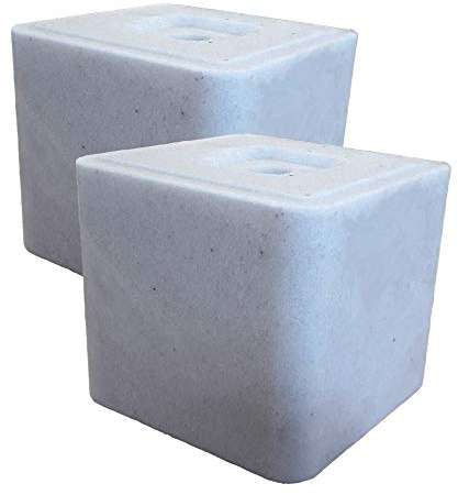LanDixx Salzleckstein 2x10 kg für Rinder Schafe Pferde Wild 20 kg