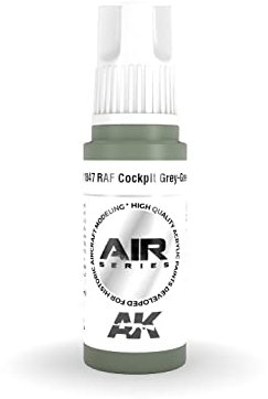 AK Acrylics 3Gen Aircraft AK11847 RAF Cockpit Grey-Green (17ml)
