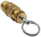 CNCTEC Brass Safety Valve, 1/4 inch, 8-12 bar, Adjustable, Compressed Air Pressure Relief Valve