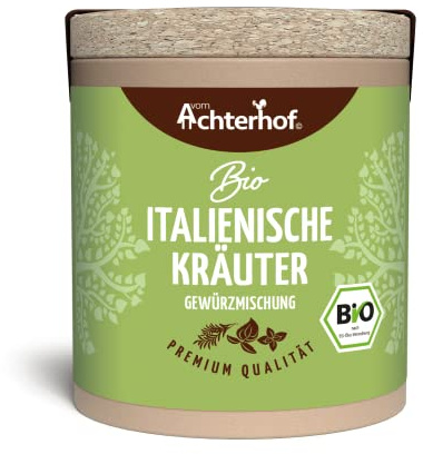 Italienische Kräuter Bio 20g | mit Oregano, Rosmarin, Basilikum | gerebelt und getrocknet | Bio Qualität | ideal für Salate, Saucen und mediterrane Gerichte | vom Achterhof
