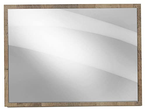 Home4You Spiegel - Eiche rustikal Dekor - 80 x 60 cm