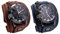 LOVIVER 2 Stück Uhr Breites PU Lederband Band Römische Ziffern Armbanduhr Schmuck