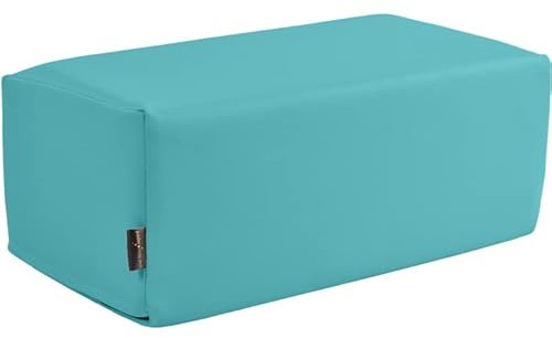 pader medi.tech Orthopädisches Entlastungskissen, Positurkissen 50x25x20cm I Bandscheibenkissen, Stufenkissen, Lagerungskissen für Beine mit festem Schaumkern (15 Agave)