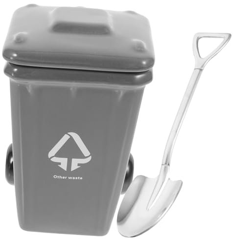 Abaodam Coffee Set Trash can Cup Trash can Mugs Recycling bin Coffee Mug Big Mouth Merchandise Gingerbread Mug Funny Mugs Travel Coffee Cups Office Accessories Ceramic Shot Glass Bin