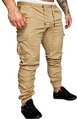 Cargo Noir Bas De Survêtement Homme Combinaison De Travail Homme Pantalon Tactique Homme Pantalon Chino Homme Pantalon Carreaux Homme Pantalon Costume Homme Sport Homme Tenue Beige L