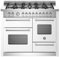 Bertazzoni MAS116L3EBIC cooker Range cooker Electric Gas White A