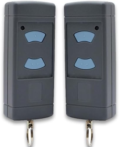 868Mhz 2 Stück Garagentor Handsender für Hörmann HSE2-868, HSM4-868, HS4-868, Kompatibel mit Hörmann Blue Buttons 868.3MHz Garage Fernbedienung Handset 2 Button neuw