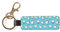 HCMuxisen Dental Zähne Blau, PU-Leder-Schlüsselanhänger, Schlüsselanhänger, Schlüsselring, 1 Stück