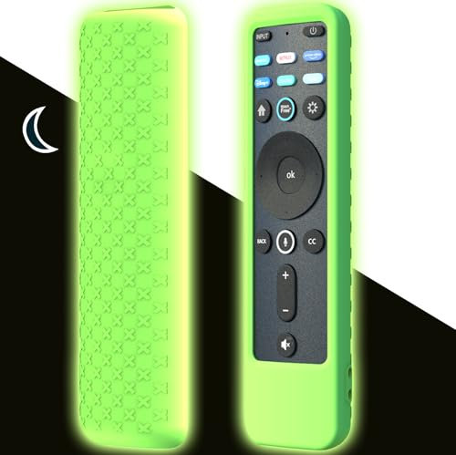Schutzhülle für VIZIO Voice Remote Control, XRT260 Cover für VIZIO Smart TV Fernbedienung 2021 2023/2021 V-Serie Skin Glow in The Dark Green