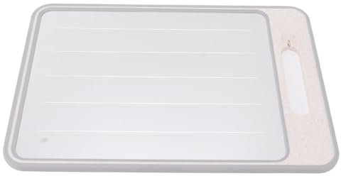 Double Sided Cutting Board with Thawing and Knife Sharpener - Versatile Kitchen Tool for Food Preparation