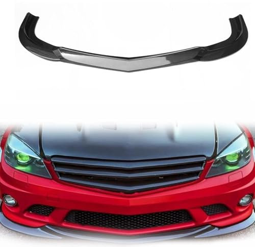 DAYKET Auto Front Spoiler kompatibel mit Benz W204 C-Klasse Limousine C63 AMG Nur 2008-2011 Autozubehör Frontstoßstange Flügel Body Kits Splitter