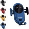 VSFJZJKJ Chargeur De Voiture sans Fil Fashion, Support De Chargeur sans Fil, Support De TéLéPhone De Voiture De Serrage Automatique, 360 ° Rotatif, Induction Automatique