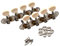 JISADER Guitar Tuning Pegs Mandolin Tuners 4 Left and 4 Right Easy to Use Instrument Accessories for Banjo 8 Strings Mandolin, Silver