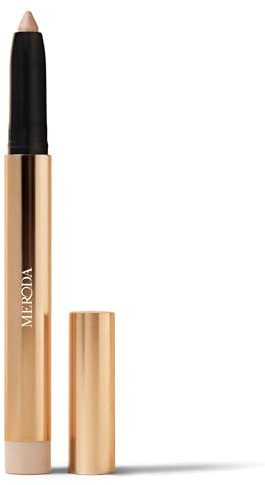 MERODA® Lidschatten Stift [MIT WISCHFEST-FORMEL] - Eyeshadow Stick - Lidschattenstift - Eye Perfecting Shimmer Beautystick - Vegan & Cruelty Free - (Pearl)