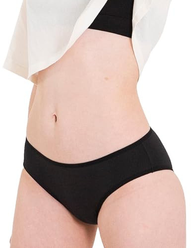 WUKA Teen Period Swim Bikini Bottom Black Size M