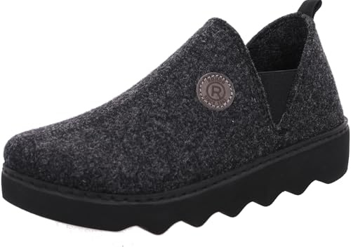 Rohde Damen Hausschuh Plateau Slipper mit Leopard und Zebramuster Foggia-D 6106