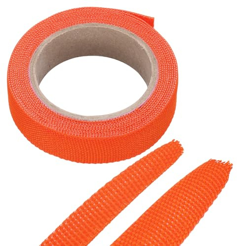 QUARKZMAN Geflochtene Kabelschläuche Hitze Schrumpfbarer Stoff Schlauch 1/2 10 Fuß Orange 2 1 Verhältnis Hitze Schrumpfbarer Kabel Schutz Für Netzwerk Kabel Schutz Kabel Management