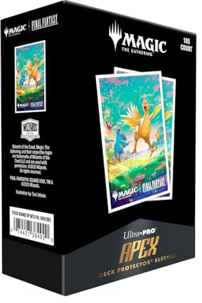 Ultra Pro Magic The Gathering: Final Fantasy 105 ct Apex Deck Protector Sleeves - Q4 Premium AA | Sammelkartenspiel-Zubehör