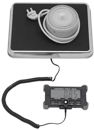Bilancia digitale per pacchi fino a 200 kg, bilancia da lettere con USB e batterie, display LCD, bilancia da lettere per casa, bilancia tascabile per pacchetti, bagagli