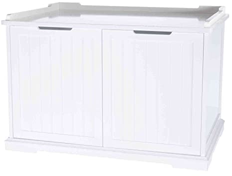 Trixie 40233 Katzenhaus für Katzentoilette XL, 75 × 51 × 53 cm, weiß