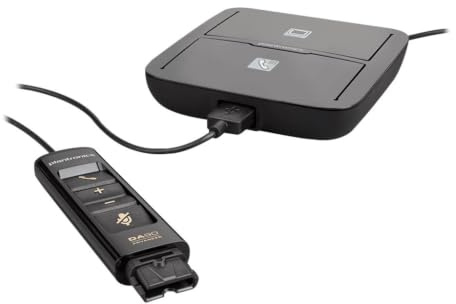 Plantronics 207414-05 QD Series Analoger Regler Für Quick Disconnect (QD) Headsets Schwarz